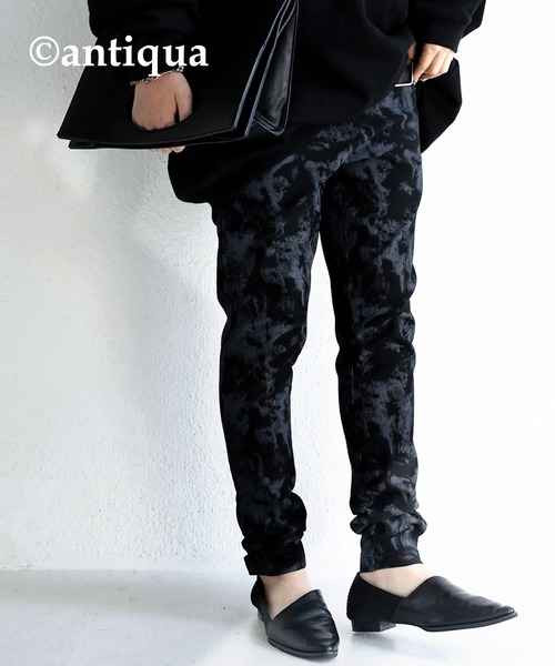 タイダイ柄レギンスパンツ（その他パンツ）｜antiqua（アンティカ）の