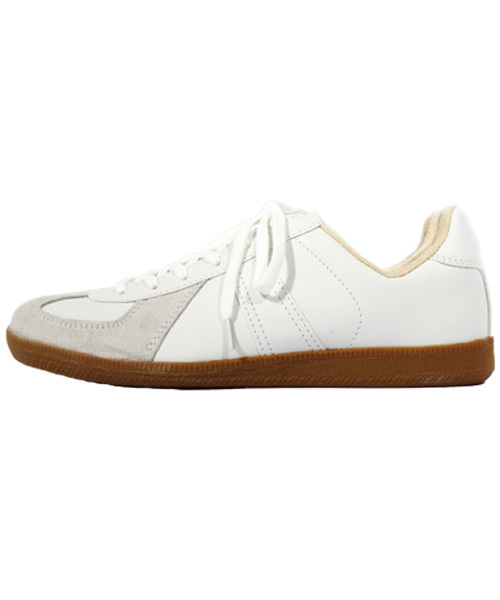 ８(eight)（エイト）の「ドイツ軍ジャーマンスニーカー（スニーカー・メンズ・ホワイト/ブラック・28.0cm/26.0cm/29.0cm/27.0cm/24.0cm/23.0cm/25.0cm）」の4枚目の写真