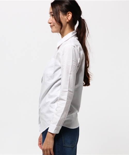 WEGO（ウィゴー）の「WEGO/ベーシックシャツ（シャツ/ブラウス・レディース・ブラック系その他2/ライトピンク/ホワイト・FREE）」の5枚目の写真