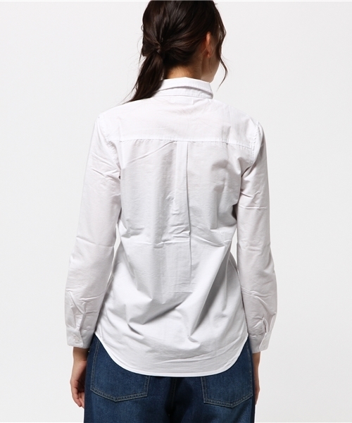 WEGO（ウィゴー）の「WEGO/ベーシックシャツ（シャツ/ブラウス・レディース・ブラック系その他2/ライトピンク/ホワイト・FREE）」の6枚目の写真