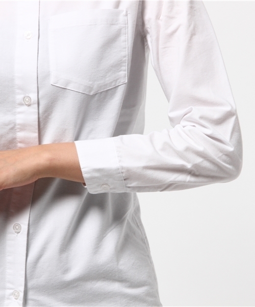 WEGO（ウィゴー）の「WEGO/ベーシックシャツ（シャツ/ブラウス・レディース・ブラック系その他2/ライトピンク/ホワイト・FREE）」の8枚目の写真