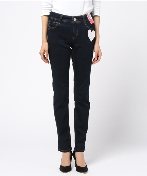 JEANS MATE（ジーンズメイト）の「【C-17】C316スキニーパンツ　ワンウォッシュ（デニムパンツ・レディース・ワンウォッシュ・28inch/27inch/31inch/30inch/29inch）」の2枚目の写真