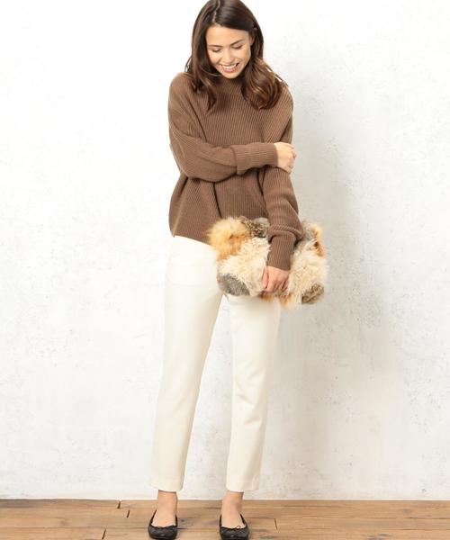 green label relaxing(グリーンレーベルリラクシング)の「KC FUR CLT バッグ(ショルダーバッグ・レディース・ブラック/ベージュ・FREE)」の11枚目の写真