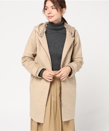 LBC | ウールブレンドフード取外しコート      (その他アウター)