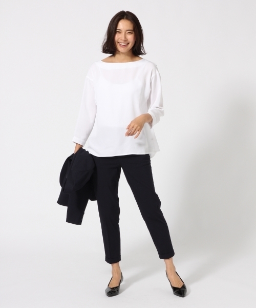 GLOBAL WORK（グローバルワーク）の「【吸水速乾】ＮＲトラウザー/734208（その他パンツ・レディース・ベージュ/ネイビー/ブラック/ライトグレー・SMALL/LARGE/MEDIUM）」の9枚目の写真