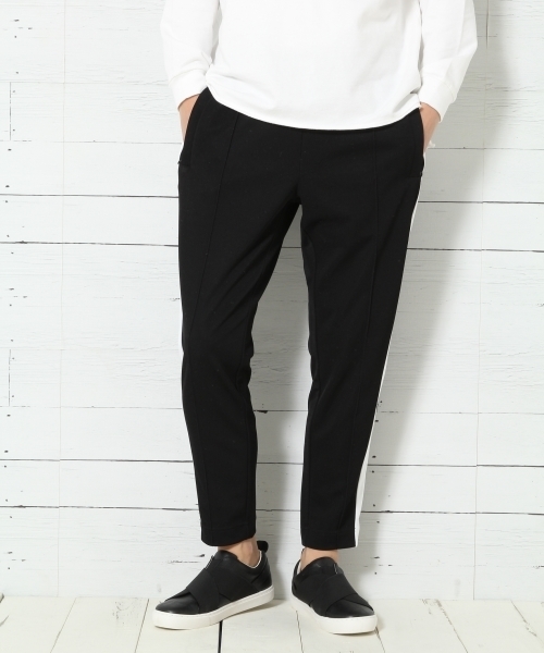 GLOBAL WORK（グローバルワーク）の「トラックイージーパンツ/737600（その他パンツ・メンズ・ネイビー/ブラック・LARGE/X-LARGE/SMALL/MEDIUM）」の2枚目の写真