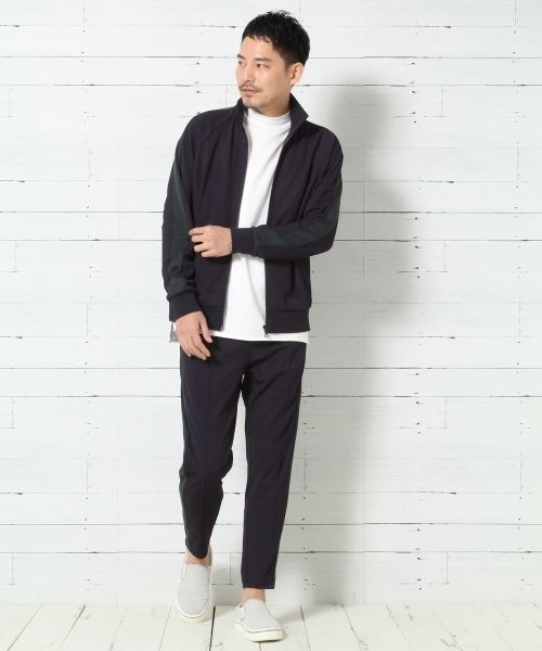 GLOBAL WORK（グローバルワーク）の「トラックイージーパンツ/737600（その他パンツ・メンズ・ネイビー/ブラック・LARGE/X-LARGE/SMALL/MEDIUM）」の5枚目の写真