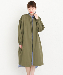 KBF+ | KBF+ ギャザーロングブルゾン(その他アウター)