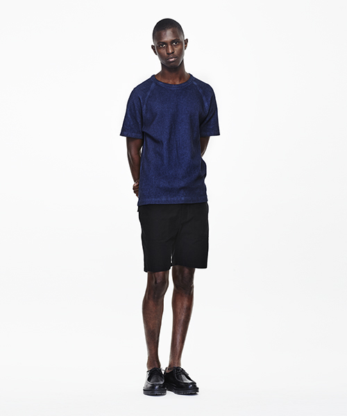 Saturdays NYC（サタデーズ ニューヨークシティ ）の「Rune Short Sleeve Raglan T-Shirt（Tシャツ/カットソー・メンズ・ブラック/ネイビー・L/M/S/X-LARGE/X-SMALL）」の6枚目の写真