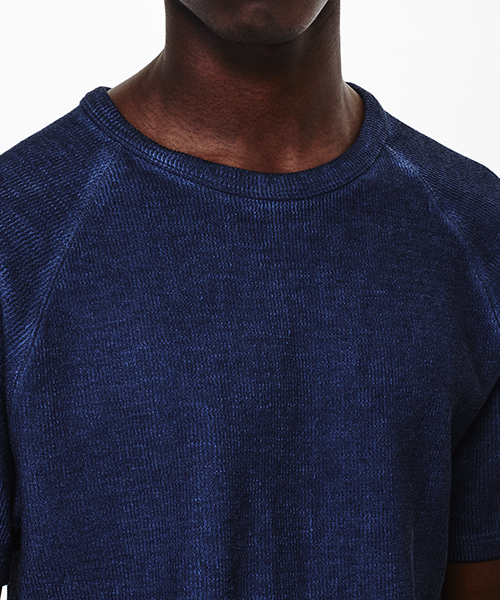 Saturdays NYC（サタデーズ ニューヨークシティ ）の「Rune Short Sleeve Raglan T-Shirt（Tシャツ/カットソー・メンズ・ブラック/ネイビー・L/M/S/X-LARGE/X-SMALL）」の8枚目の写真