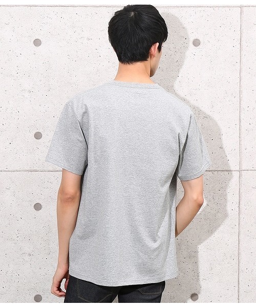 ADAM ET ROPE'(アダムエロペ)の「ヘビーVネックTシャツ(Tシャツ/カットソー・メンズ・ネイビー/グレー/ホワイト/ダークブラウン・L/M/S)」の12枚目の写真