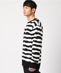 RAGS McGREGOR （ラグスマックレガー）の「BORDER CREW NECK KNIT