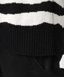 RAGS McGREGOR （ラグスマックレガー）の「BORDER CREW NECK KNIT