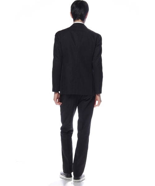 UNITED ARROWS（ユナイテッドアローズ）の「UA コットンリネンヘリンボーンウォッシュドスーツ（セットアップ・メンズ・ブラック/ブラウン・42/44/46/48/50/52）」の4枚目の写真