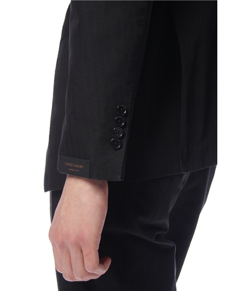 UNITED ARROWS（ユナイテッドアローズ）の「UA コットンリネンヘリンボーンウォッシュドスーツ（セットアップ・メンズ・ブラック/ブラウン・42/44/46/48/50/52）」の7枚目の写真
