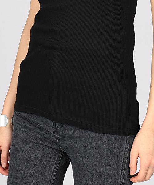 HANES（ヘインズ）の「Hanes（ヘインズ） Undies RIB タンクトップ ◆（タンクトップ・レディース・ホワイト/ブラック/ライトグレー・FREE）」の14枚目の写真