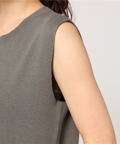 SLY(スライ)の「BIG POCKET LONG TOPS(タンクトップ・レディース・ホワイト/ブラック/カーキ・FREE)」の8枚目の写真