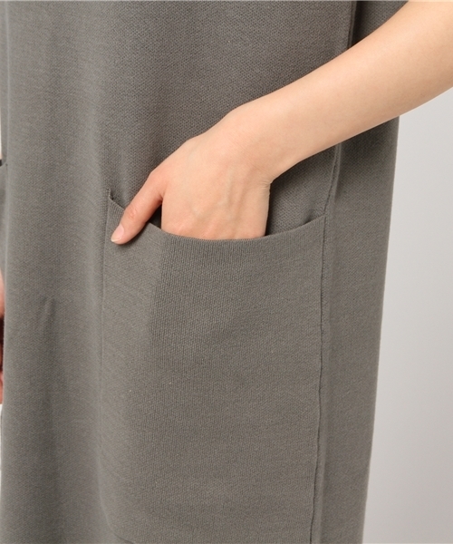 SLY(スライ)の「BIG POCKET LONG TOPS(タンクトップ・レディース・ホワイト/ブラック/カーキ・FREE)」の9枚目の写真