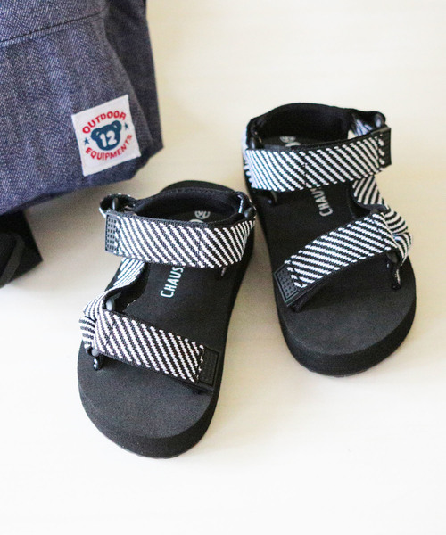 welleg（ウェレッグ）の「ベルクロスポーツサンダル　ＫＩＤＳ（サンダル・キッズ・シルバー/ブルー/ブラック/カーキ/ライトグリーン/ブラック系その他/ピンク系その他/レッド/ターコイズブルー・19cm/18cm/15cm/16cm/17cm/21.0cm/22.0cm/20cm）」の2枚目の写真