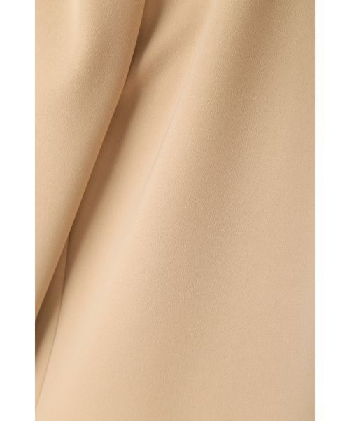 22 OCTOBRE（ヴァンドゥ－オクトーブル）の「◆ノーカラーストレッチジャケット（ノーカラージャケット・レディース・ベージュ/ネイビー・40/38/36）」の4枚目の写真