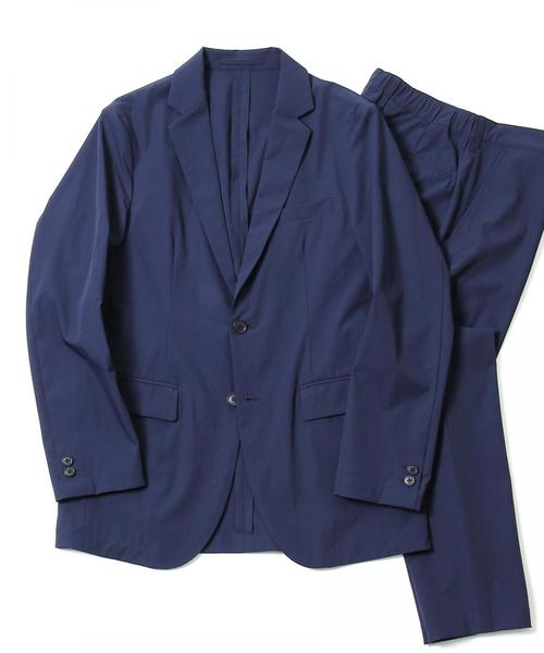 coen(コーエン)の「(セットアップ企画)ナイロンPUストレッチテーラードジャケット(テーラードジャケット・メンズ・ブラック/オリーブ/ネイビー・MEDIUM/X-LARGE/LARGE/SMALL)」の12枚目の写真