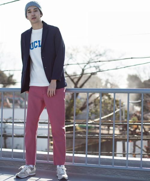 coen(コーエン)の「(セットアップ企画)ナイロンPUストレッチテーラードジャケット(テーラードジャケット・メンズ・ブラック/オリーブ/ネイビー・MEDIUM/X-LARGE/LARGE/SMALL)」の6枚目の写真