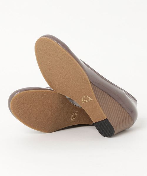 salle de bal（サルデバル）の「【MAISONS LAFFITTE/メゾンラフィット】レインウエッジパンプス  防水シューズ レインシューズ（パンプス・レディース・ピンク/グリーン/ブラック/グレー・24.5㎝/23cm/24.5cm/23.5㎝/22.5cm/24㎝/23.5cm/24cm）」の5枚目の写真