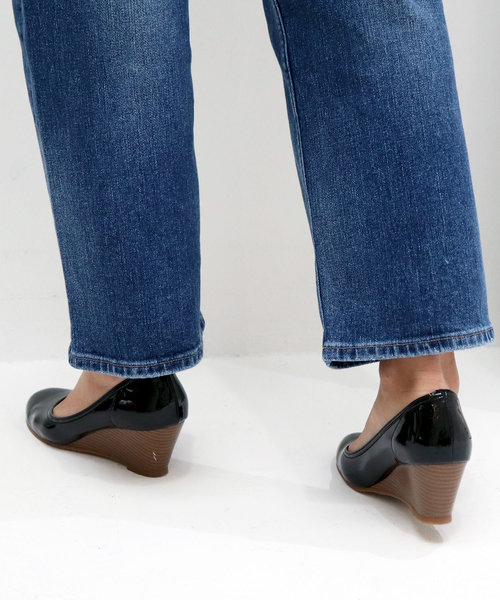 salle de bal（サルデバル）の「【MAISONS LAFFITTE/メゾンラフィット】レインウエッジパンプス  防水シューズ レインシューズ（パンプス・レディース・ピンク/グリーン/ブラック/グレー・24.5㎝/23cm/24.5cm/23.5㎝/22.5cm/24㎝/23.5cm/24cm）」の22枚目の写真