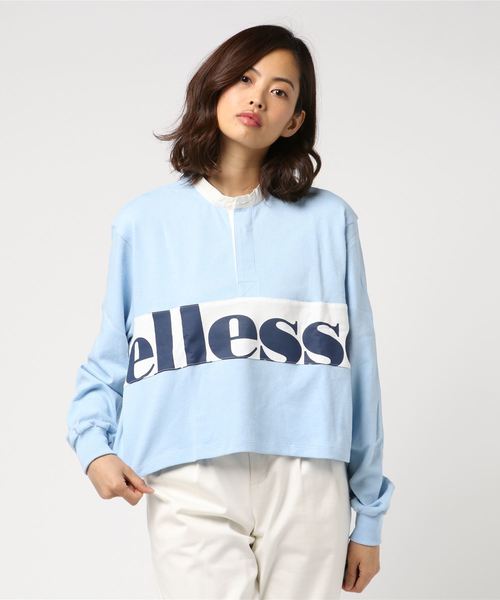 LOWRYS FARM（ローリーズファーム）の「ｅｌｌｅｓｓｅ／ラガーシャツ　784630 （Tシャツ/カットソー・レディース・ブルー/ネイビー/オフホワイト・LARGE/MEDIUM）」の8枚目の写真