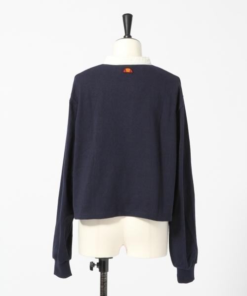 LOWRYS FARM（ローリーズファーム）の「ｅｌｌｅｓｓｅ／ラガーシャツ　784630 （Tシャツ/カットソー・レディース・ブルー/ネイビー/オフホワイト・LARGE/MEDIUM）」の11枚目の写真