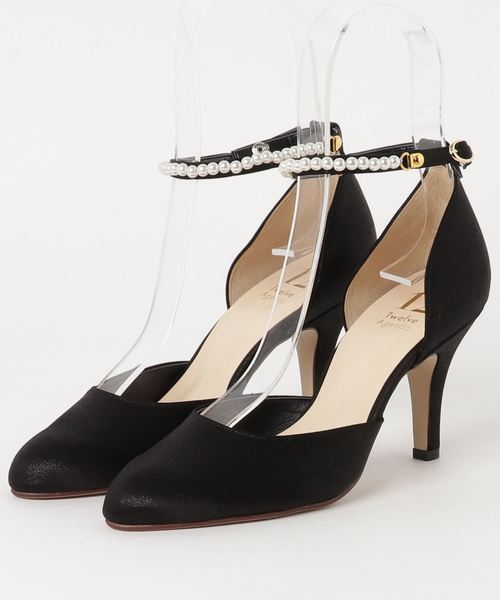 12Twelve Agenda（トゥエルブ　アジェンダ）の「パールストラップパンプス（パンプス・レディース・ブラック/ベージュ/シルバー・M/L/S）」の8枚目の写真