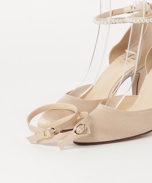 12Twelve Agenda（トゥエルブ　アジェンダ）の「パールストラップパンプス（パンプス・レディース・ブラック/ベージュ/シルバー・M/L/S）」の6枚目の写真