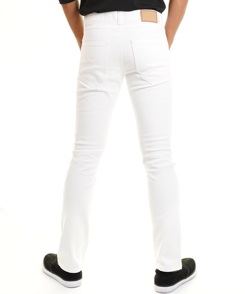 おしゃれスタ（オシャレスタ）の「ストレッチスキニーパンツ(IR) レディース メンズ（その他パンツ・メンズ・ホワイト/ブラック/ベージュ/グレー/カーキ/ブルー/ホワイト系その他/ブラック系その他/ワイン/チャコールグレー/ライトベージュ・S/M/L/XL）」の16枚目の写真