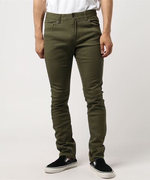 おしゃれスタ（オシャレスタ）の「ストレッチスキニーパンツ(IR) レディース メンズ（その他パンツ・メンズ・ホワイト/ブラック/ベージュ/グレー/カーキ/ブルー/ホワイト系その他/ブラック系その他/ワイン/チャコールグレー/ライトベージュ・S/M/L/XL）」の10枚目の写真