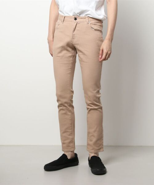 おしゃれスタ（オシャレスタ）の「ストレッチスキニーパンツ(IR) レディース メンズ（その他パンツ・メンズ・ホワイト/ブラック/ベージュ/グレー/カーキ/ブルー/ホワイト系その他/ブラック系その他/ワイン/チャコールグレー/ライトベージュ・S/M/L/XL）」の9枚目の写真