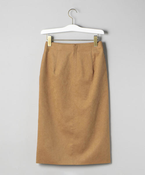 UNITED ARROWS(ユナイテッドアローズ)の「UWSC フェイクスエード タイトスカート(スカート・レディース・オリーブ/ベージュ/パープル・38/36/40)」の4枚目の写真