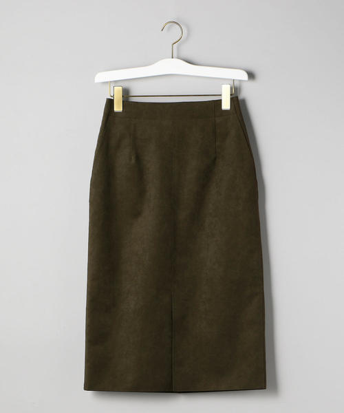 UNITED ARROWS(ユナイテッドアローズ)の「UWSC フェイクスエード タイトスカート(スカート・レディース・オリーブ/ベージュ/パープル・38/36/40)」の7枚目の写真