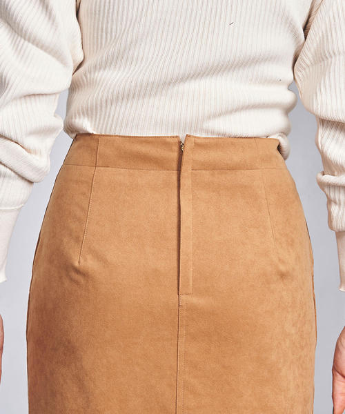 UNITED ARROWS(ユナイテッドアローズ)の「UWSC フェイクスエード タイトスカート(スカート・レディース・オリーブ/ベージュ/パープル・38/36/40)」の13枚目の写真