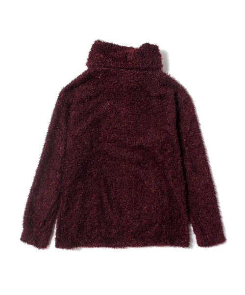 Luv maison（ラブメゾン）の「シャギーツイストネックニット（ニット/セーター・メンズ・ブラック/グレー/ワインレッド・M/L）」の14枚目の写真