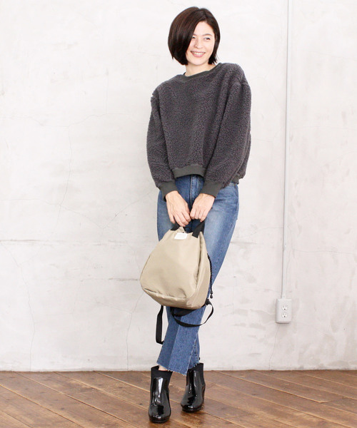 FREDRIK PACKERS(フレドリックパッカーズ)の「【FREDRIK PACKERS/フレドリックパッカーズ】-別注- 420D BLOOM PACK ナイロンバックパック/リュック(バックパック/リュック・レディース・チャコールグレー/ブラック/ベージュ/シルバー・FREE)」の8枚目の写真