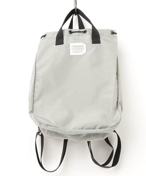 FREDRIK PACKERS(フレドリックパッカーズ)の「【FREDRIK PACKERS/フレドリックパッカーズ】-別注- 420D BLOOM PACK ナイロンバックパック/リュック(バックパック/リュック・レディース・チャコールグレー/ブラック/ベージュ/シルバー・FREE)」の12枚目の写真