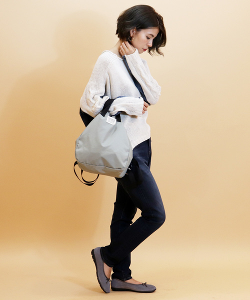 FREDRIK PACKERS(フレドリックパッカーズ)の「【FREDRIK PACKERS/フレドリックパッカーズ】-別注- 420D BLOOM PACK ナイロンバックパック/リュック(バックパック/リュック・レディース・チャコールグレー/ブラック/ベージュ/シルバー・FREE)」の13枚目の写真