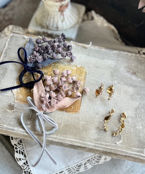 m.soeur（エムスール）の「すずらんのブローチ＊（ブローチ/コサージュ・レディース・ベージュ系その他/アイボリー/グレー/ベージュ/ブラック・FREE）」の21枚目の写真