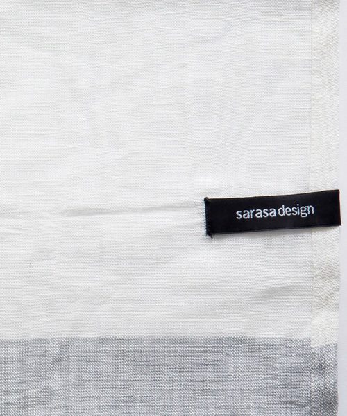 sarasa design(サラサデザイン)の「b2c ディッシュクロス リネン|ボーダー(キッチンツール・レディース・ホワイト/ナチュラル・ONE SIZE)」の6枚目の写真