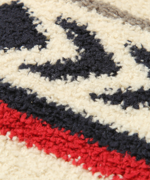 BAYFLOW（ベイフロー）の「[KIDS]ネイティブショールカーデ（カーディガン/ボレロ・キッズ・ブラック/オフホワイト・MEDIUM/X-LARGE）」の9枚目の写真