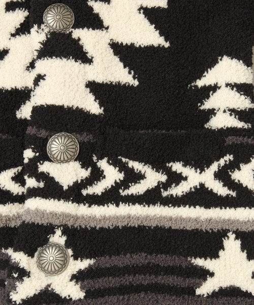 BAYFLOW（ベイフロー）の「[KIDS]ネイティブショールカーデ（カーディガン/ボレロ・キッズ・ブラック/オフホワイト・MEDIUM/X-LARGE）」の17枚目の写真