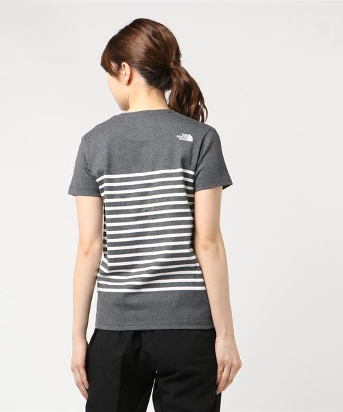 THE NORTH FACE（ザノースフェイス）の「ザ・ノースフェイス / ショートスリーブパネルボーダーティー（レディース）（Tシャツ/カットソー）」 WEAR