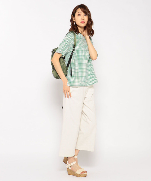 DECOY SINCE 1981(デコイシンスイチキュウハチイチ)の「チェックプルオーバー(Tシャツ/カットソー・レディース・ネイビー/イエロー/グリーン・LL/M size/L size)」の10枚目の写真