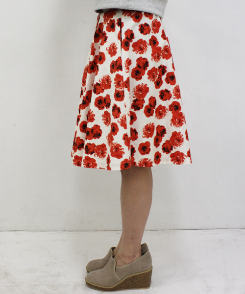 mystic（ミスティック）の「ガーデンフラワースカート（スカート・レディース・グリーン/ブルー/イエロー/レッド・ﾌﾘ-）」の5枚目の写真