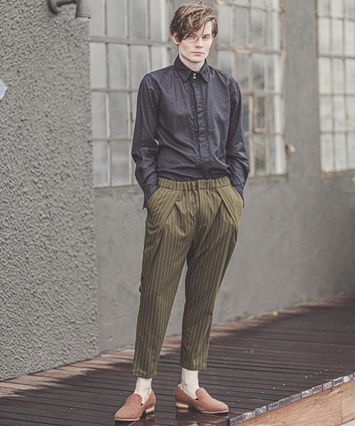 d3d5（ディースリーディーファイブ）の「mp7180-ストライプバルーンテーパードパンツ（その他パンツ・メンズ・ネイビー/カーキ/ブラック・FREE）」の7枚目の写真